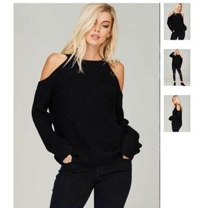 Cold shoulder Sweater